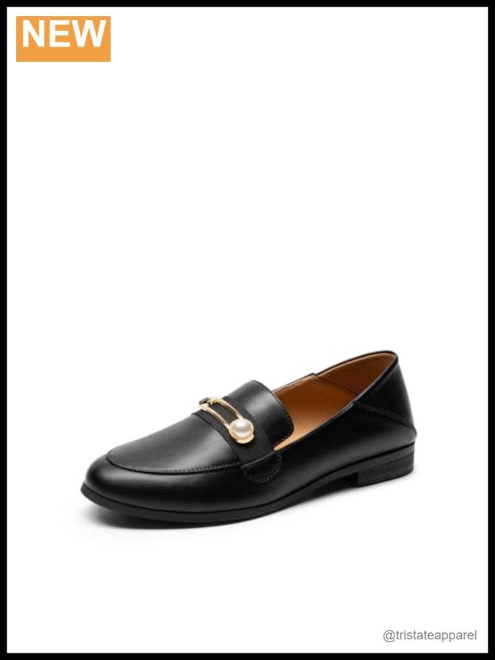 Slip On Loafers Pointed Toe Faux Leather Comfortable Flats Casual Dressy Shoes